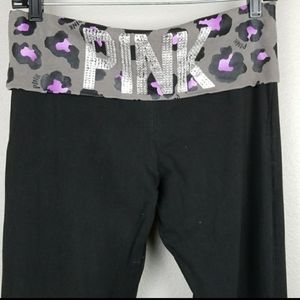 Pink Victoria's Secret yoga pants size M